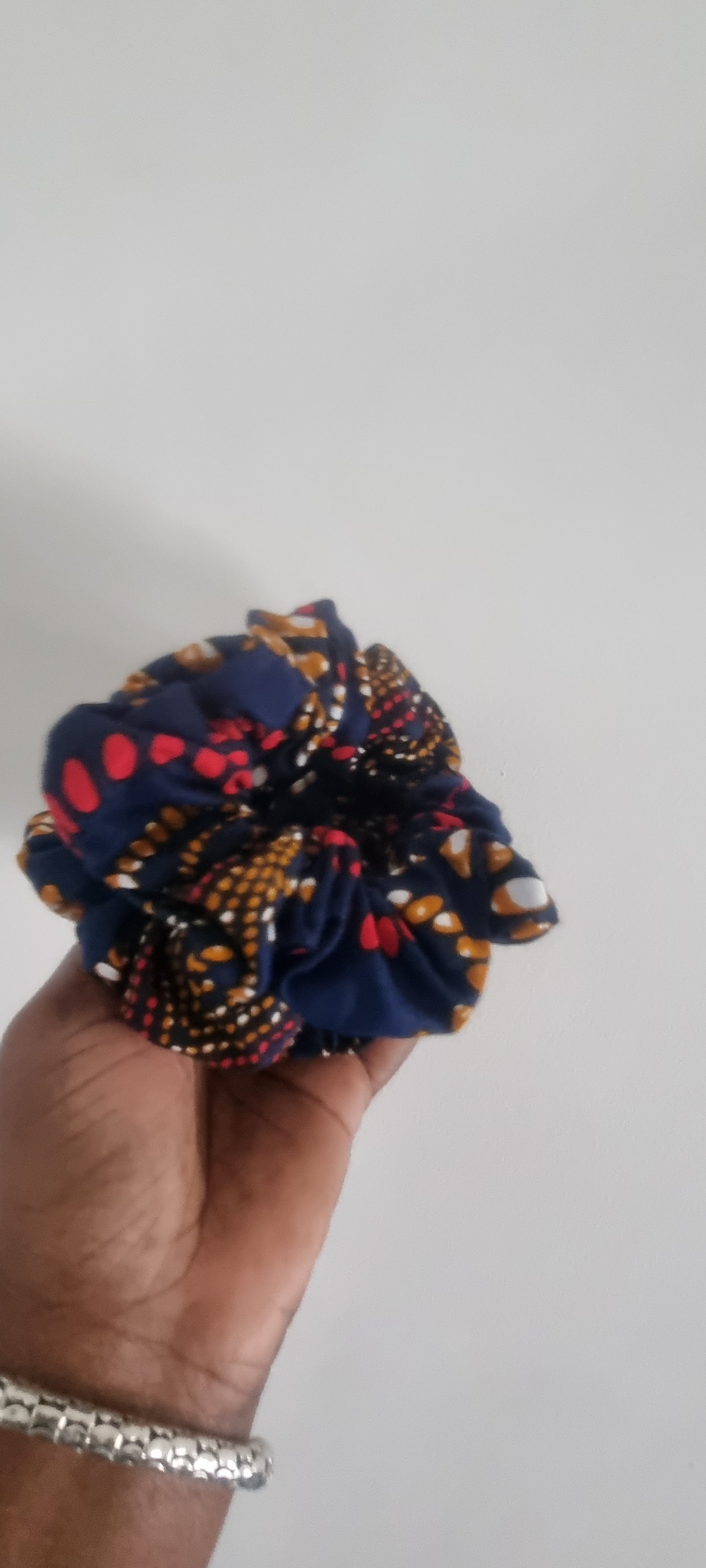 African Fabric Scrunchies - Set of two