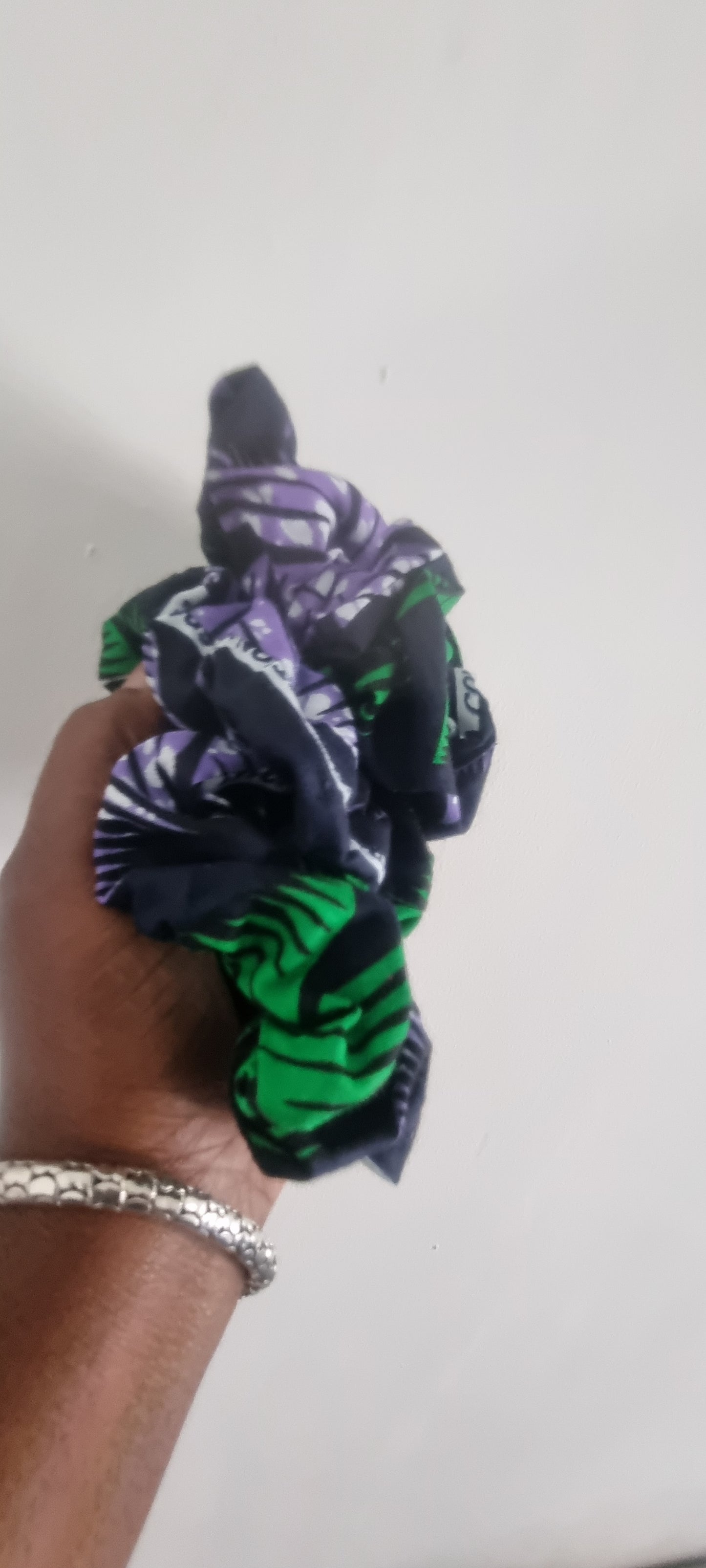 African Fabric Scrunchies - Set of two