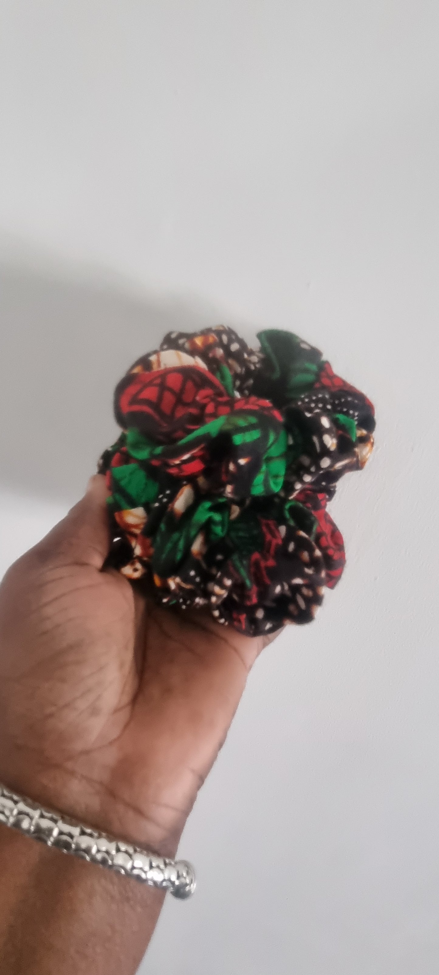 African Fabric Scrunchies - Set of two